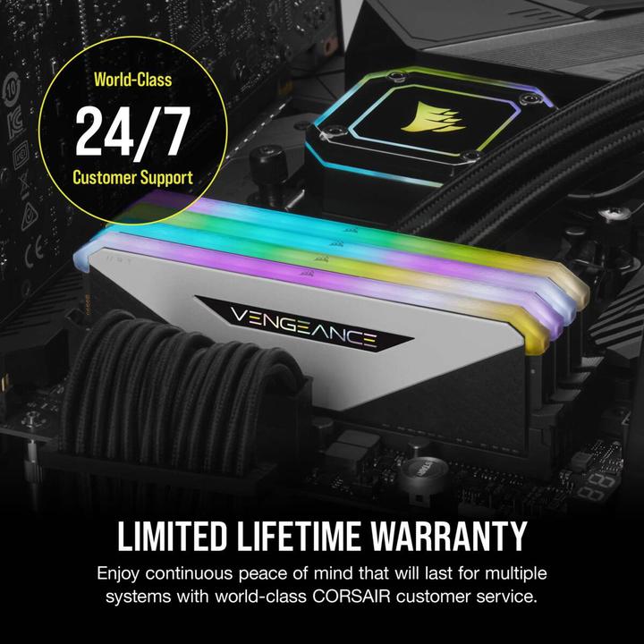 Actual product image Corsair Vengeance RGB RT (2 x 16GB, 3200 MHz, DDR4-RAM, DIMM)