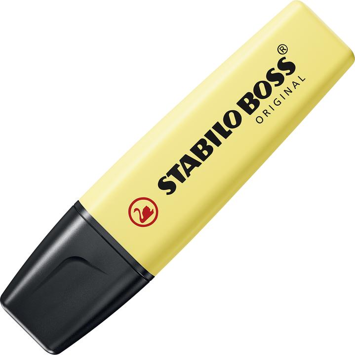 Actual product image STABILO BOSS ORIGINAL Pastel Highlighter (Yellow, 5 mm, 1 x)