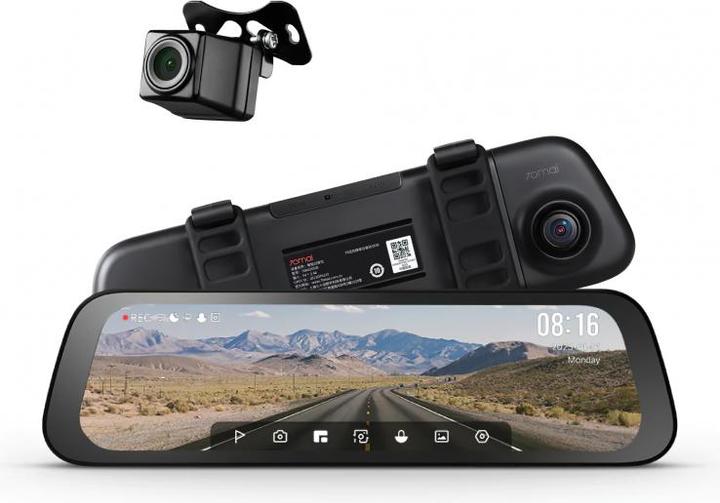 70mai S500 (Écran intégré, Microphone intégré, Vision nocturne)
