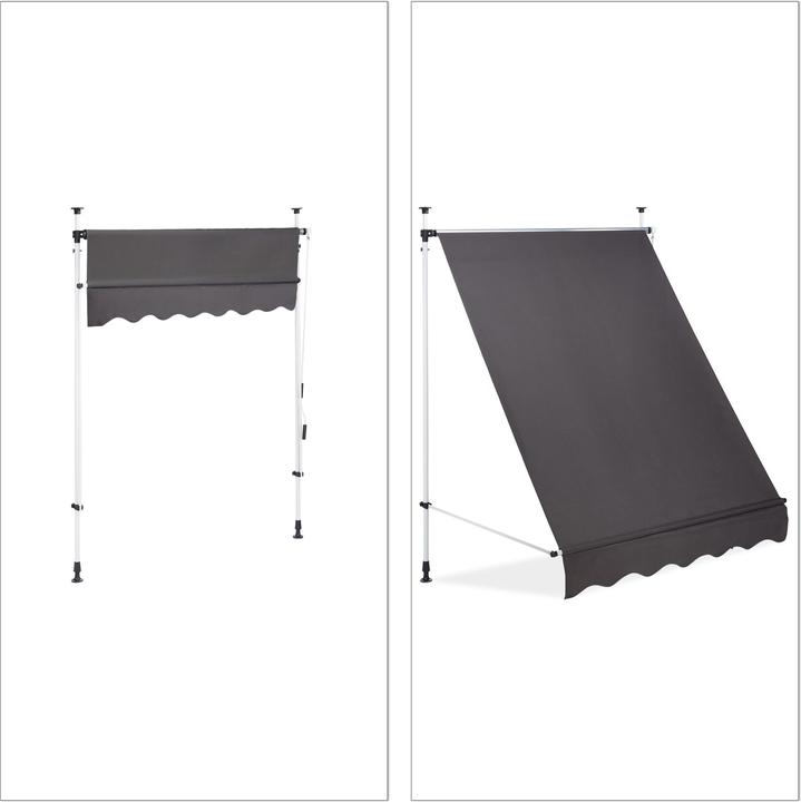 Actual product image Relaxdays Clamp awning (1.50 m)