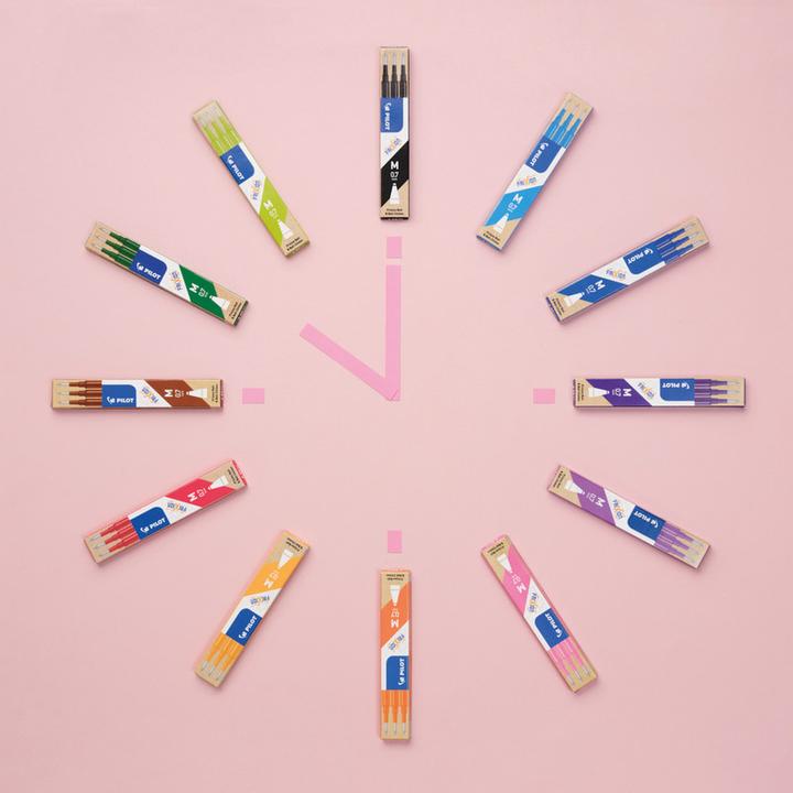 Image du produit Pilot FriXion Recharge Set à 3 (Recharger, Rouge, 0.35 mm)