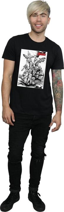 Image du produit Mens Avengers Assemble Team Sketch T-Shirt (XL)