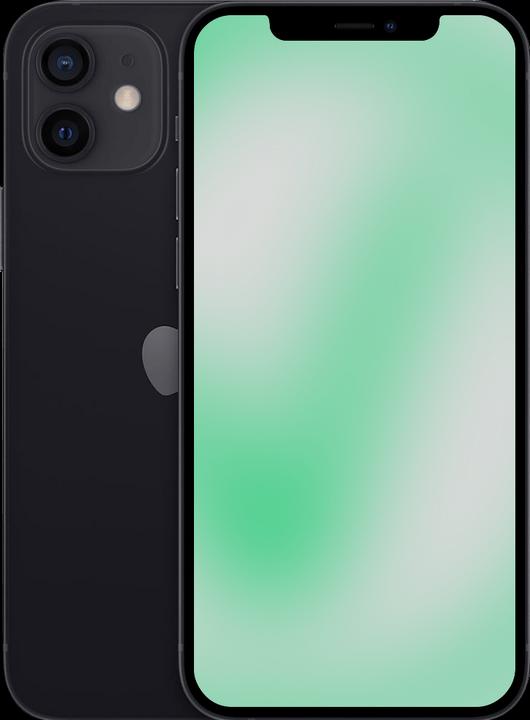 Image du produit Revendo iPhone 12 (128 Go, Noir, 6.10", 12 Mpx, SIM + eSIM, C / Bon)