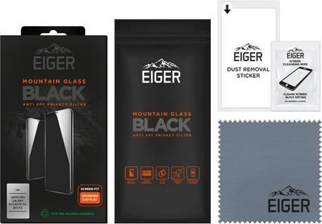 Actual product image Eiger Mountain Glass Black (1 Piece, Samsung Galaxy A53 5G, Samsung Galaxy A52s 5G)