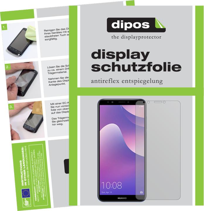Immagine prodotto Dipos Pellicola Protettiva Antiriflesso (1 Pezzo/i, Huawei Y7 Prime (2018))