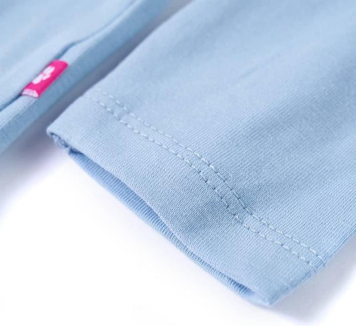 Produktbild VidaXL Kinder-Langarmshirt Hellblau 104,Material: 95 % Baumwolle. 5 (104)