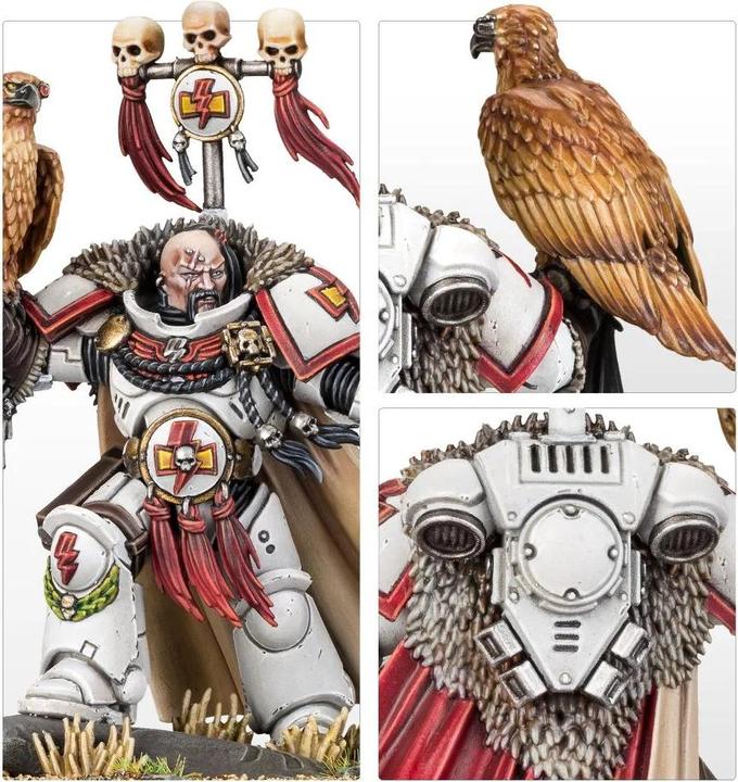 Produktbild Games Workshop Warhammer 40k - White Scars Kor'Sarro Khan (Kunststoff)