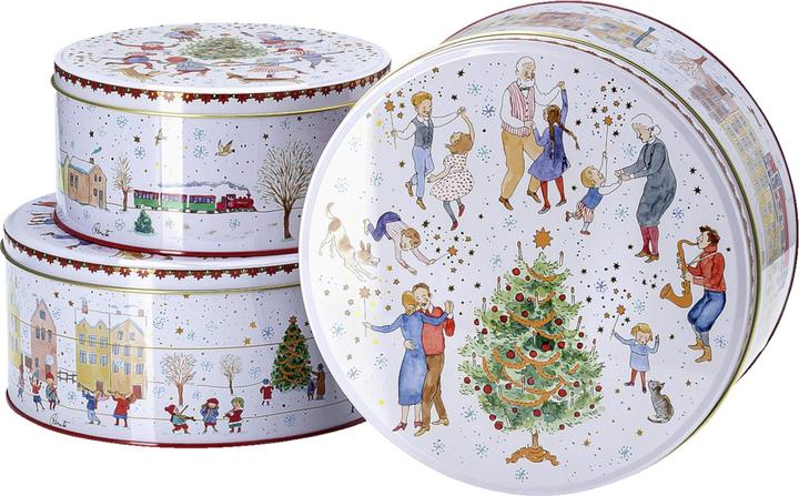 Produktbild Hutschenreuther Sammelkollektion 2023 Weihnachtsklänge Plätzchendosen Set3 (1 -teilig)