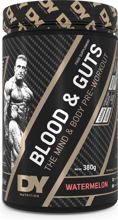 Actual product image DY Nutrition Blood and Guts Pre-Workout (Watermelon, 1 pcs., 380 g)