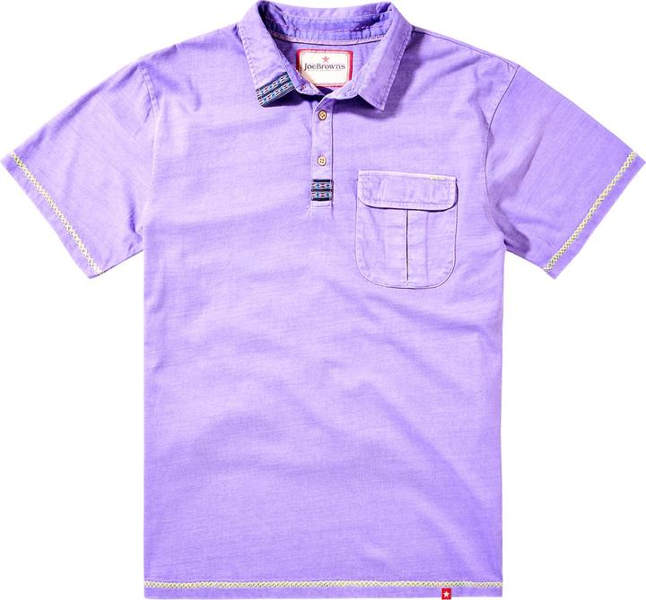 Joe Browns Washed Chest Pocket Polo Shirt