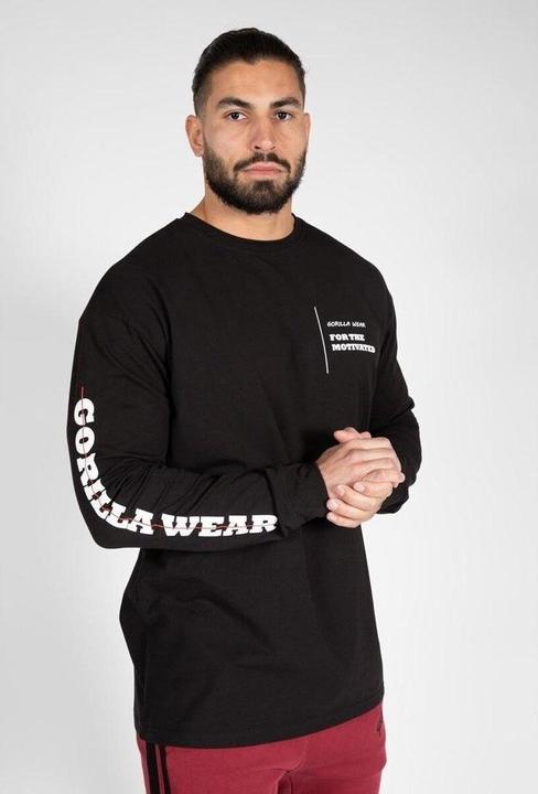 Immagine prodotto Gorilla Wear Boise Oversized a maniche lunghe nero (S)