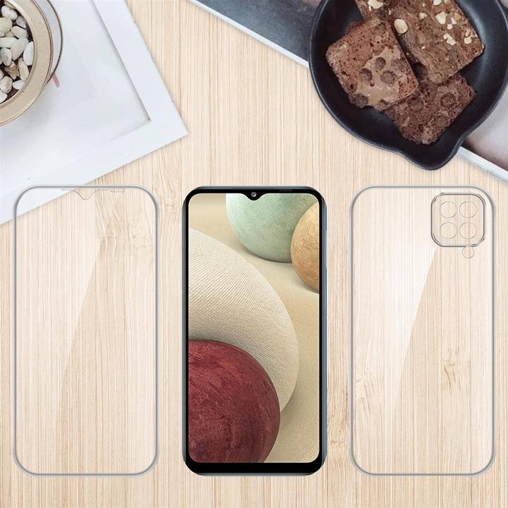 Actual product image Cadorabo TPU 360 Degree Case Cover (Samsung Galaxy A12, Samsung Galaxy M12)