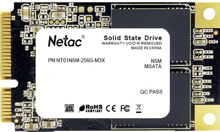 Actual product image Netac NT01N5M-256G-M3X (256 GB, mSATA)