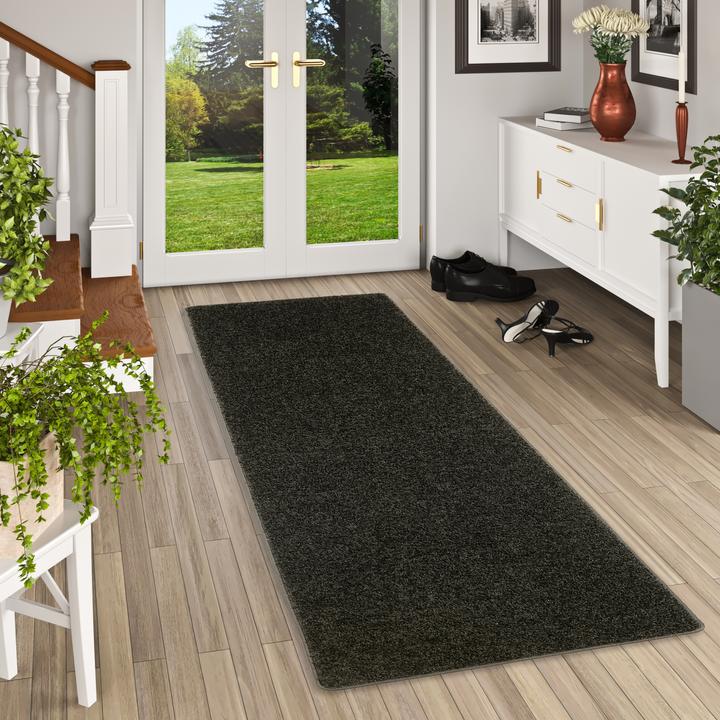 Produktbild Snapstyle Hochflor Velours Teppich Läufer Mona (80 x 160 cm)
