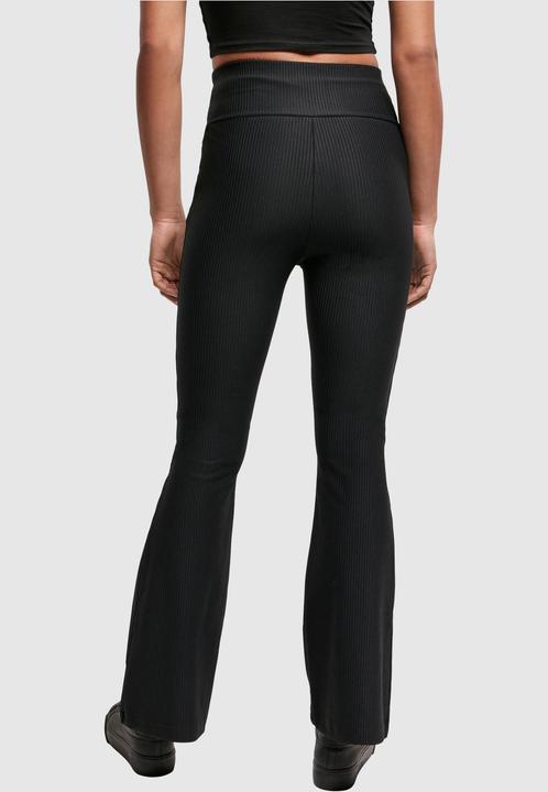 Produktbild Urban Classics Ladies High Waist Rib Boot Cut Leggings (XXL)