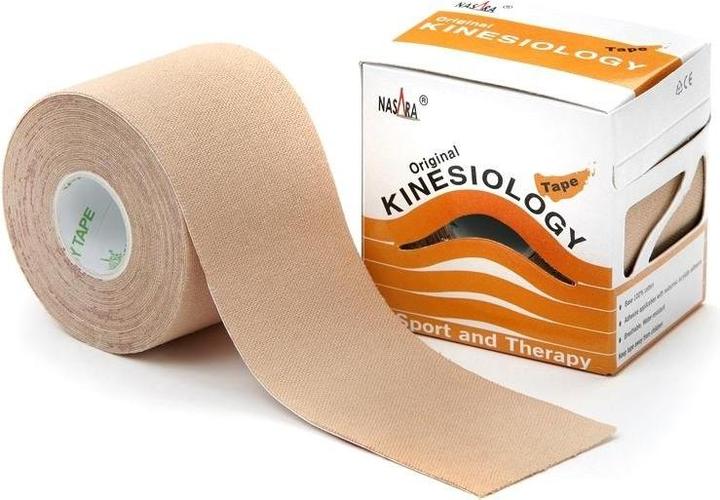Immagine prodotto Mikros NASARA Nastro kinesiologico beige 5cmx5m, 1 pz PFL (5 m)