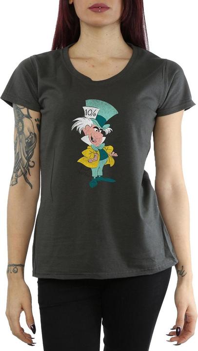Actual product image Disney Womens/Ladies Classic Mad Hatter Cotton T-Shirt (XXL)