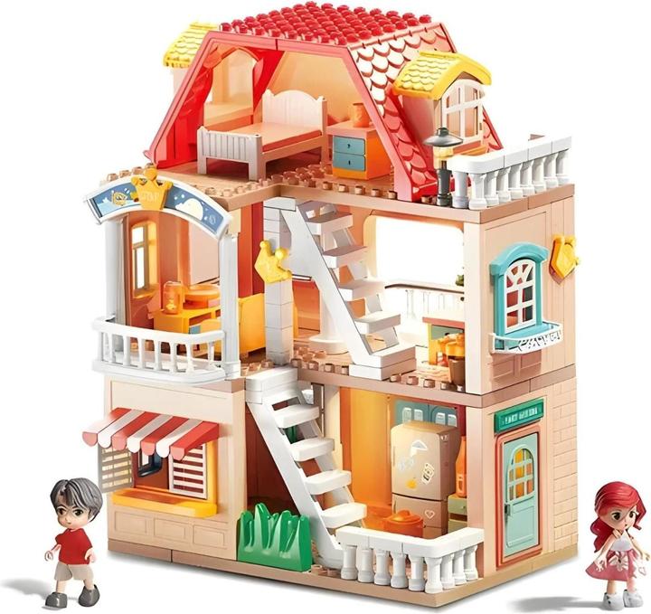 Immagine prodotto Hermex Puppen Haus Stube Möbel Spielzeug Spielhaus Villa Residenz Schloss