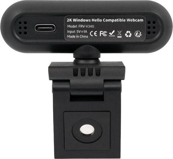 Produktbild FreeVoice Vision 340(USB, 2k, 92°, Windows Hello, Autofokus)