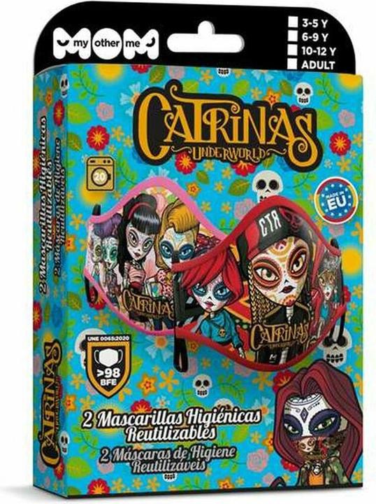My Other Me Hygienische Maske Catrinas 2 Stück Catrina (2 x)