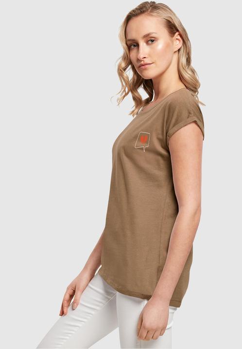 Actual product image Merchcode Ladies Heartbreak X Extended Shoulder Tee - 111573 (XXL)