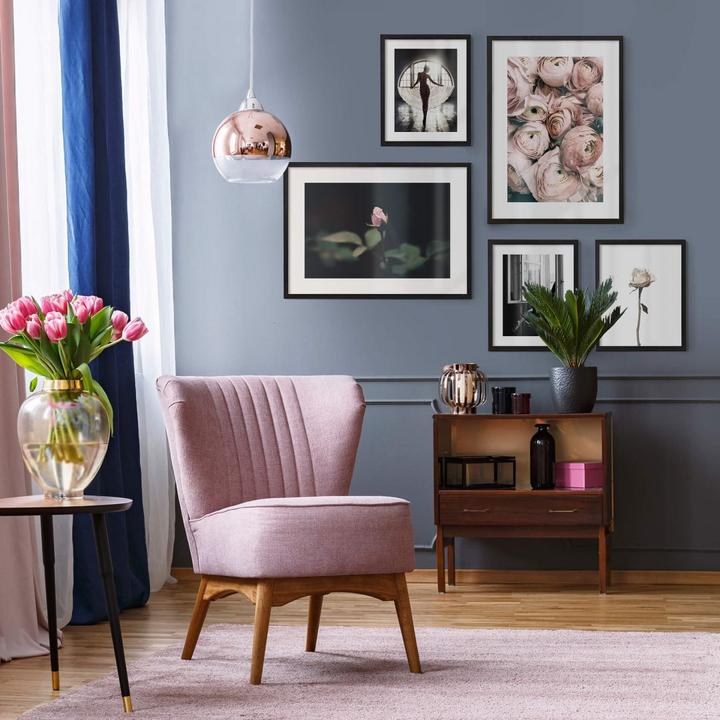 Actual product image Trenddeko The white rose (30 x 40 cm)
