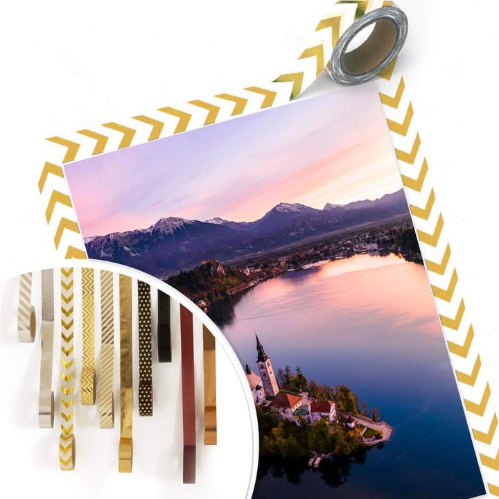 Actual product image Trenddeko Lake Bled in Slovenia (24 x 30 cm)