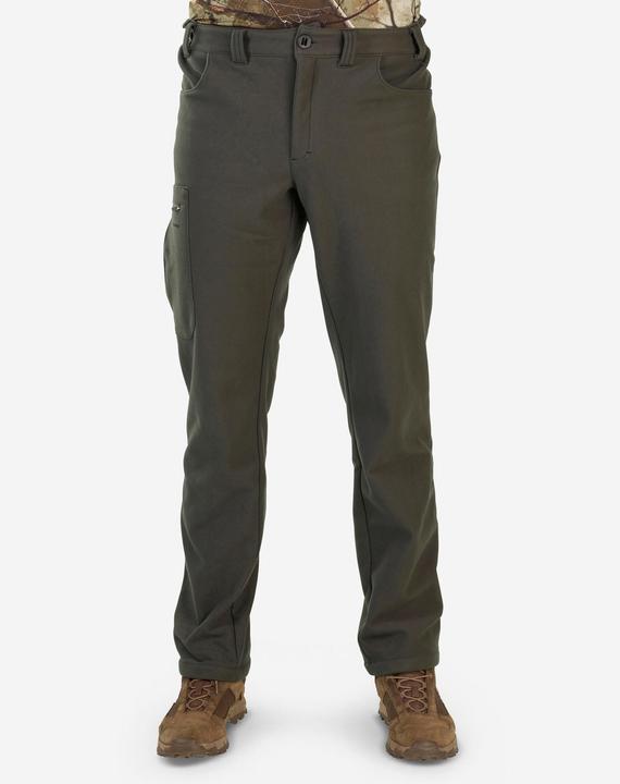 Image du produit Solognac Pantalon de chasse Fleece chaud silencieux vert 100 (3XL)