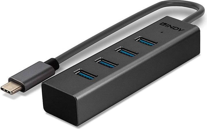 Actual product image Lindy USB 3.2 Type C Hub 4 Port (USB-C, 4 Ports)
