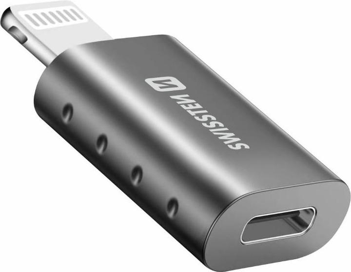 Actual product image Swissten Adapter Lightning(M)/USB-C(F) (USB Type C, Lightning)