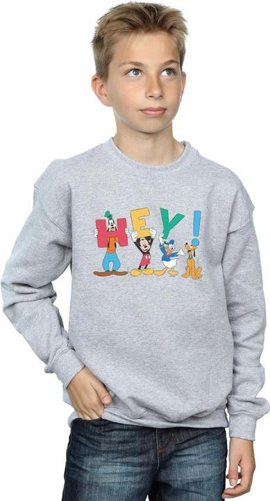Actual product image Disney Boys Mickey Mouse Friends Hey Sweatshirt (140, 146)