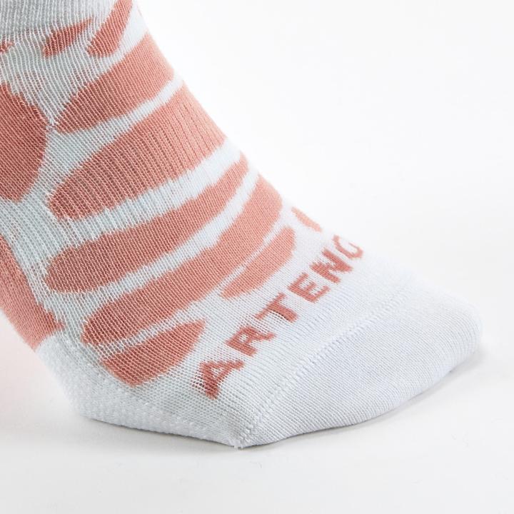 Produktbild Artengo Tennissocken RS160 Low 3er Pack orange/rosa Motive (39, 42)