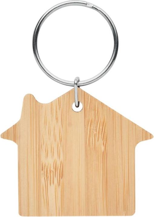 Produktbild MidOcean HouseBoo Bambus Schlüsselanhänger Haus