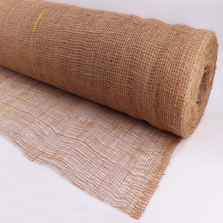Actual product image Aquagart 80m x 1m Jutegewebe 105g/m² Jutematte Gartenjute Jute Stoff Sackleinen Juteband