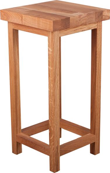 Garden Pleasure Als Blumenhocker, Pflanzenständer oder Dekorationshocker ist der Hocker aus massiver Kernbuche viel