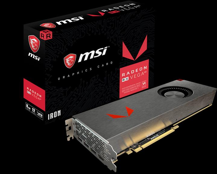Image du produit MSI Radeon RX Vega 64 IRON 8G (8 Go)