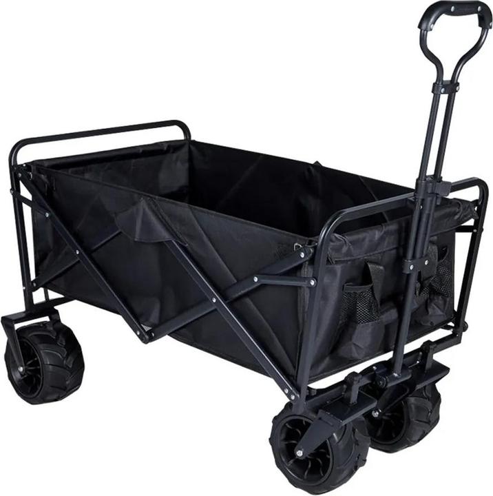 Produktbild Werkstein Faltbarer Bollerwagen Camping Transporthilfe 150L