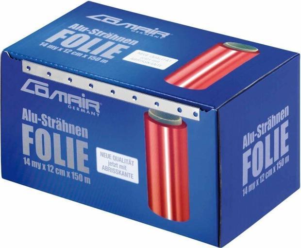 Produktbild Comair Alufolie 14µ rot 12cmx150m Rolle