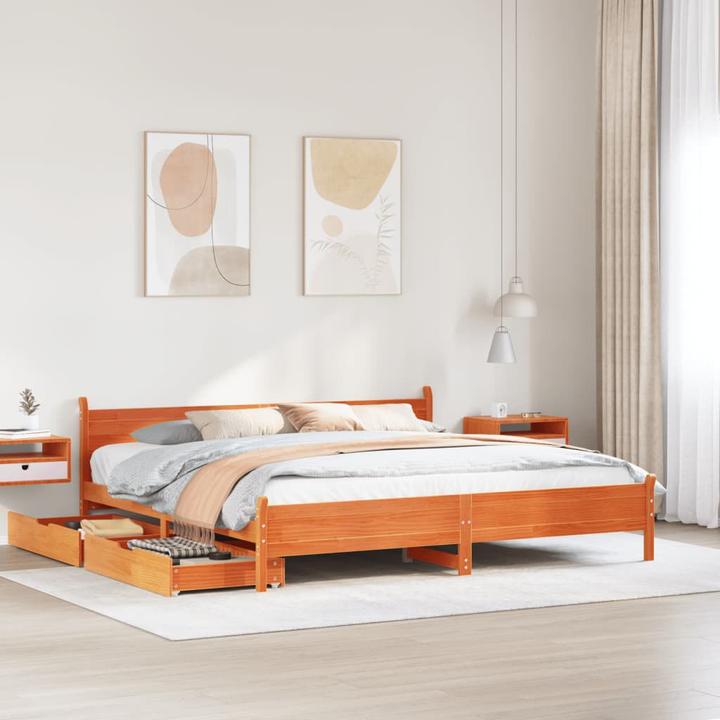 Produktbild VidaXL Bett ohne Matratze 180x200 (180 x 200 cm)
