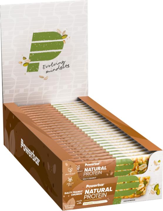 Image du produit Powerbar Protéines naturelles (Croquer, Cacahuète salée, 18 pcs, 720 g)