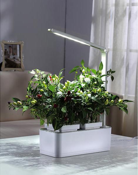 Image du produit Carlo Milano Kit de 2 systèmes intelligents de culture de plantes, LEDs, minuterie, 1,5 L
