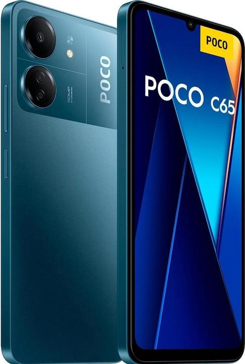 Actual product image Xiaomi Poco C65 (256 GB, Blue, 6.74", Dual SIM, 0.00 Mpx, 4G)