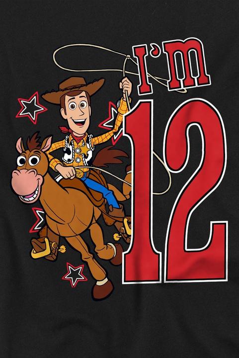 Actual product image Toy Story Childrens/Kids I'm 12 Woody Birthday T-Shirt (152, 158)