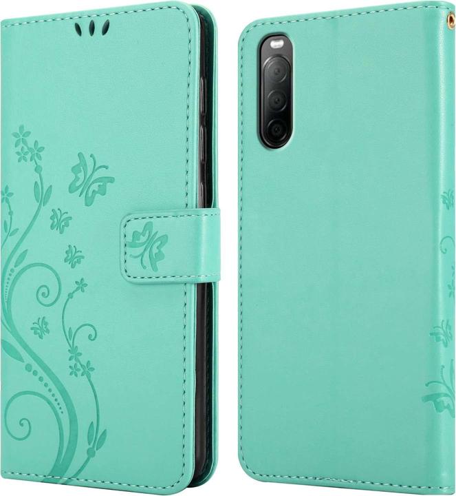 Produktbild Cadorabo Hülle für Sony Xperia 10 II mit Blumen Muster (Sony Xperia 10 II)
