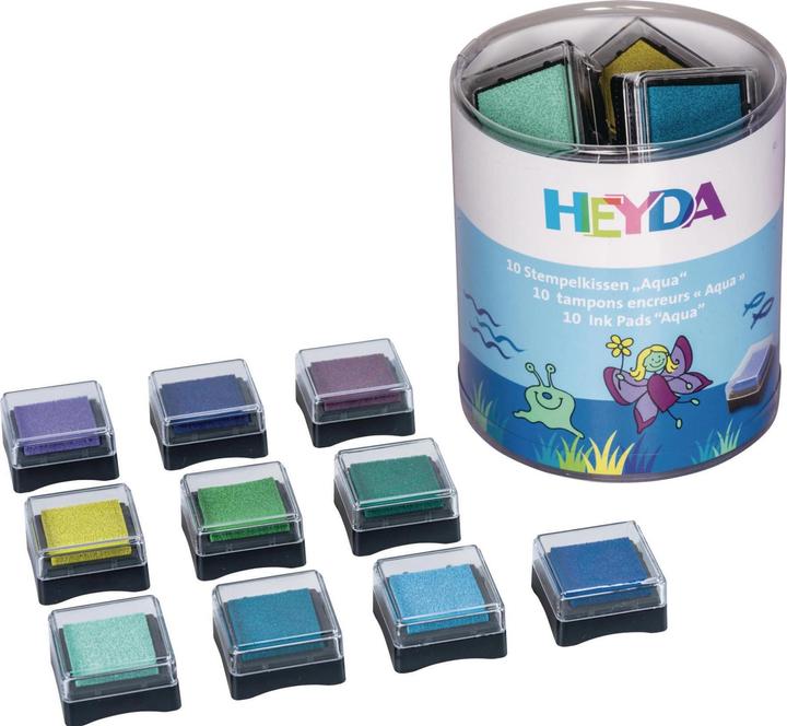 Heyda Tampone per francobolli in latta Mini