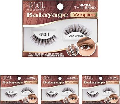 Ardell False Lashes - Balayage Wispies Ash Brown (Künstliche Wimpern)