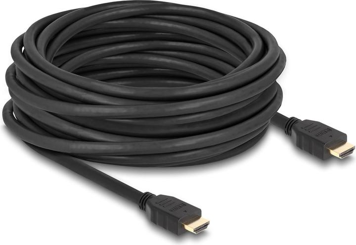 Actual product image Delock High Speed HDMI Cable 48 Gbps 8K 60 Hz black 10 m (10 m, HDMI)