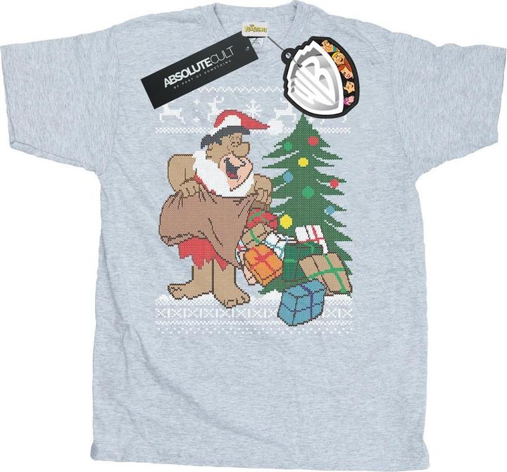 Produktbild The Flintstones Christmas Fair Isle TShirt (M)