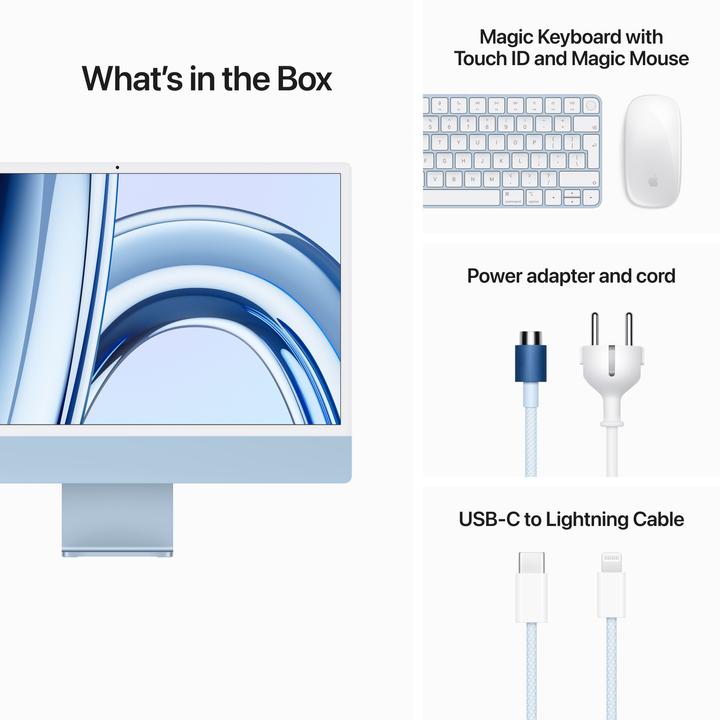 Immagine prodotto Apple iMac 2023 (M3, 8 GB, 512 GB)