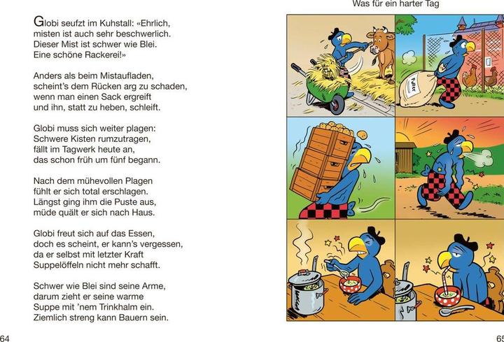 Actual product image Globi, der schlaue Bauer (German, Jürg Lendenmann, 2017)